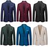 2025 Spring/Autumn Men's Solid Color Single-Button Business Casual Suit Jacket