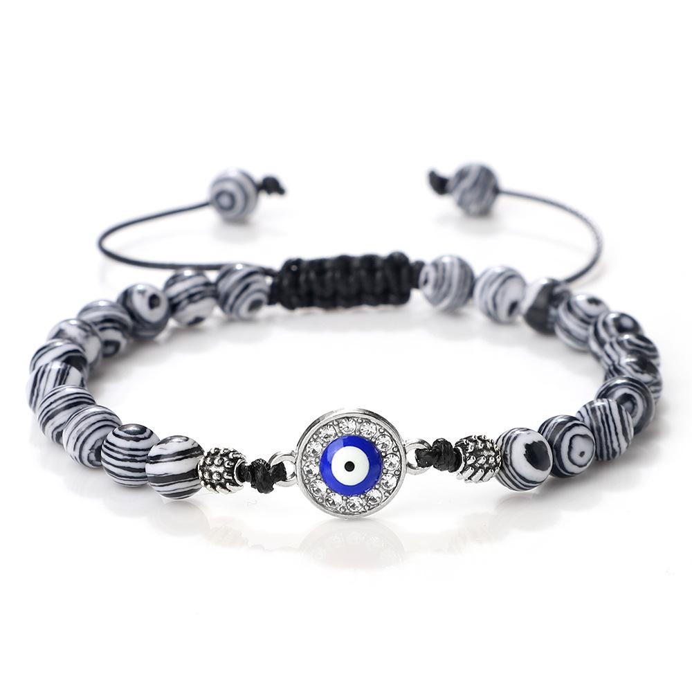 Handmade Ethnic-Style Demon Eye Beaded Bracelet