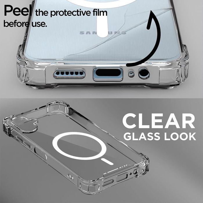Coque de Protection - BOOLING - pour Samsung Galaxy A07 - Transparent - Antichoc - Mince et Légère
