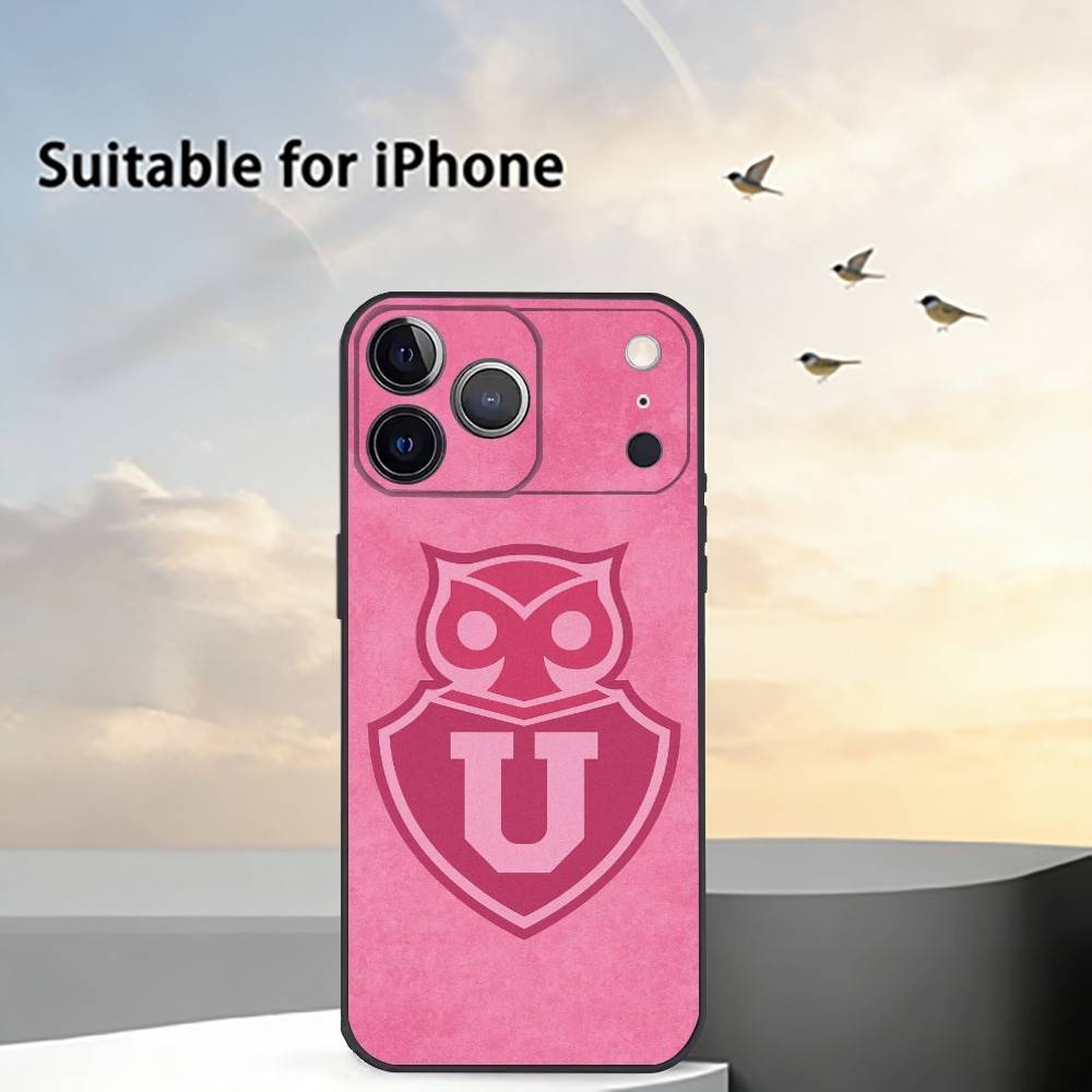 

C-Chile U-University Phone Case For iPhone 17,16,15,14,13,12,11 Plus,Pro Max,XS,Soft Silicone Black Cover iPhone17air