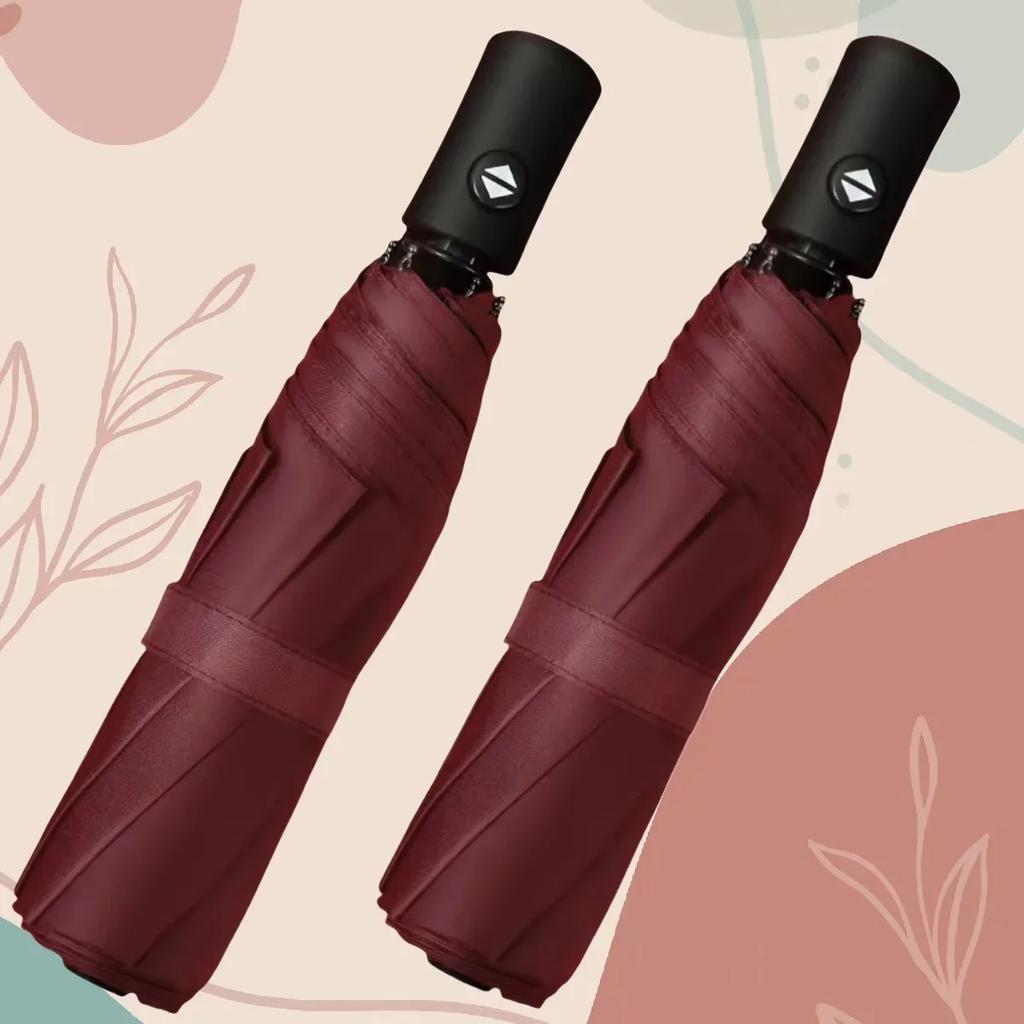 Fashion Large Travel Umbrella, Heavy Duty Windproof Waterproof Umbrella, Fully Automatic Open And Close Golf Umbrella, UPF50+ UV