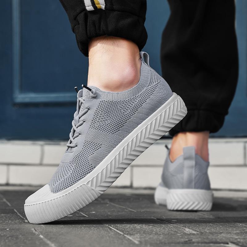 Spring Breathable Casual Shoes Men's Lightweight Outdoor Mesh Fly-woven Walking Shoes Women's Shoes Daily Men's Shoes