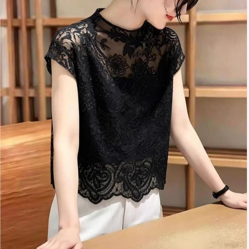 A sophisticated, fashionable, and uniquely designed Korean versatile summer stunning top
