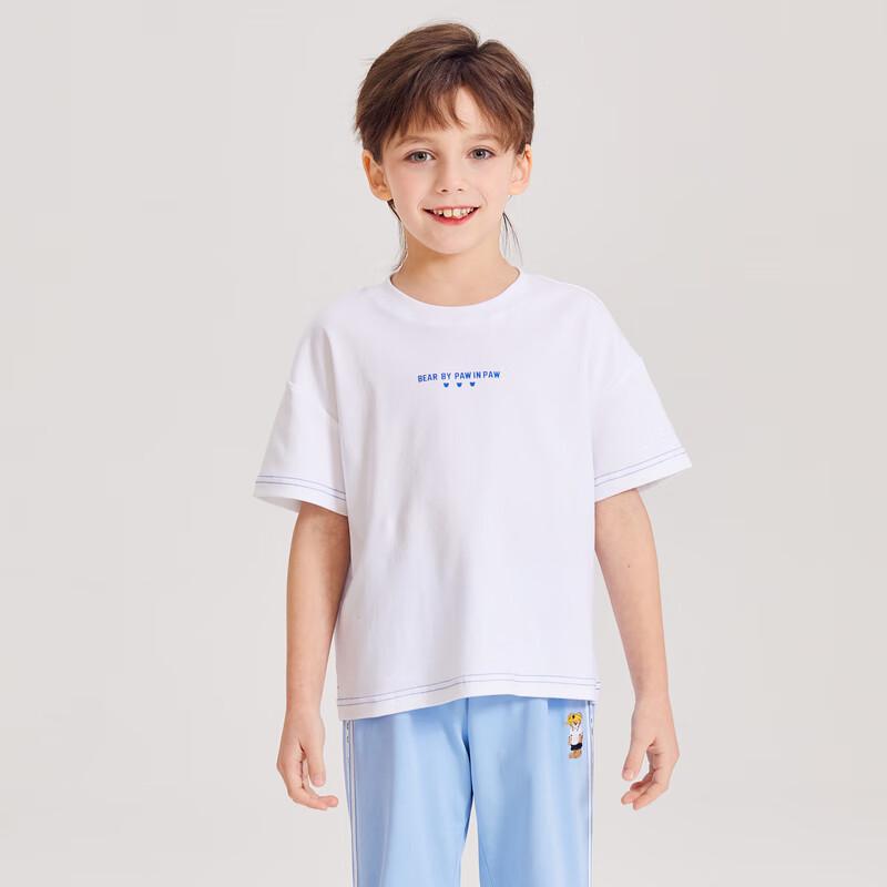 PawinPaw Cartoon Bear Print Short-Sleeve Kids  T-Shirt 100