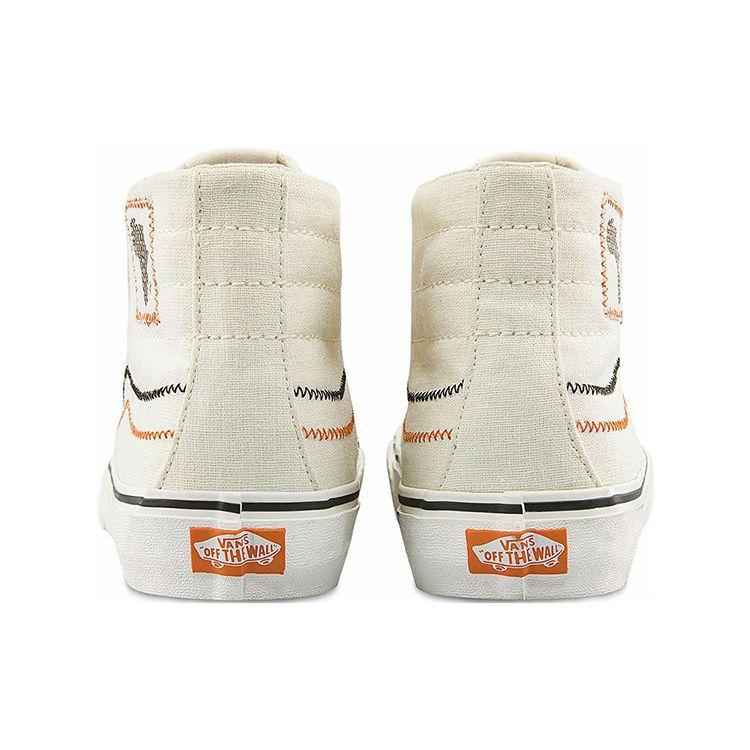 Vans Juju Surf Club X Sk8 38 Decon Vr3 Sf Canvas Classic Casual High-Top Skate Shoes Unisex Sneakers White VN0A4BX6YQ1