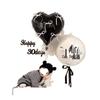 Baby Milestone Photo Props: 30/100 Days Balloons & Decorations for Boys & Girls