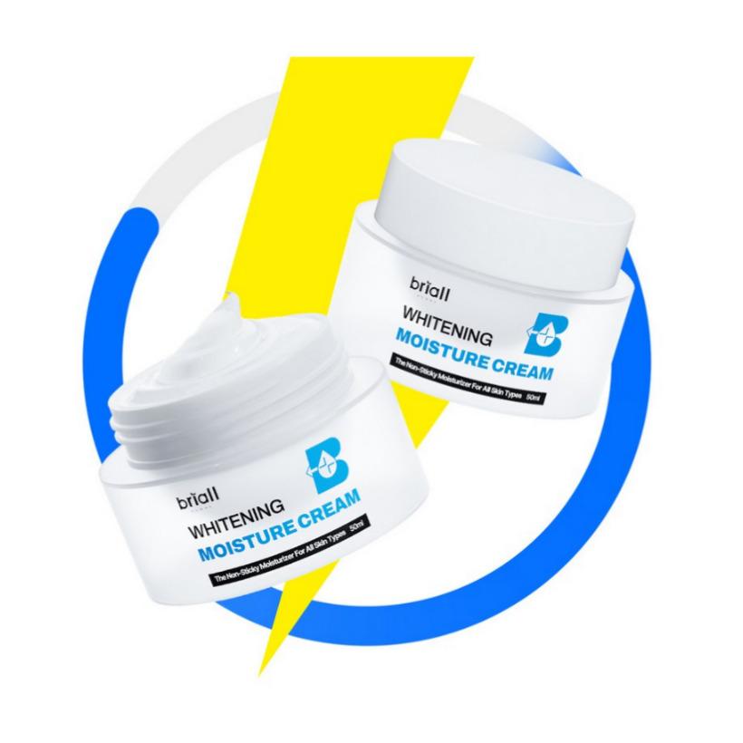 BRIOL HOMME Whitening Moisture Cream 50ml – Intensive Hydration & Nourishing Care for Men