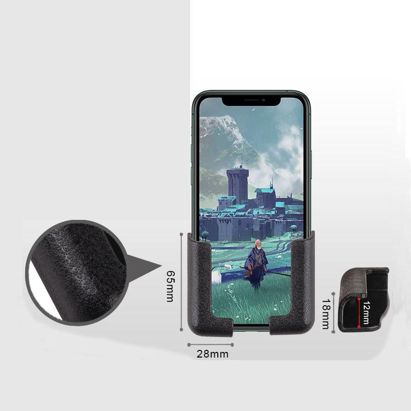 Multifunction Phone Holder for Cars Wall Mounted Self Adhesive Sticker Wall Hooks Mobile Phone Stand Auto Storage Accessories