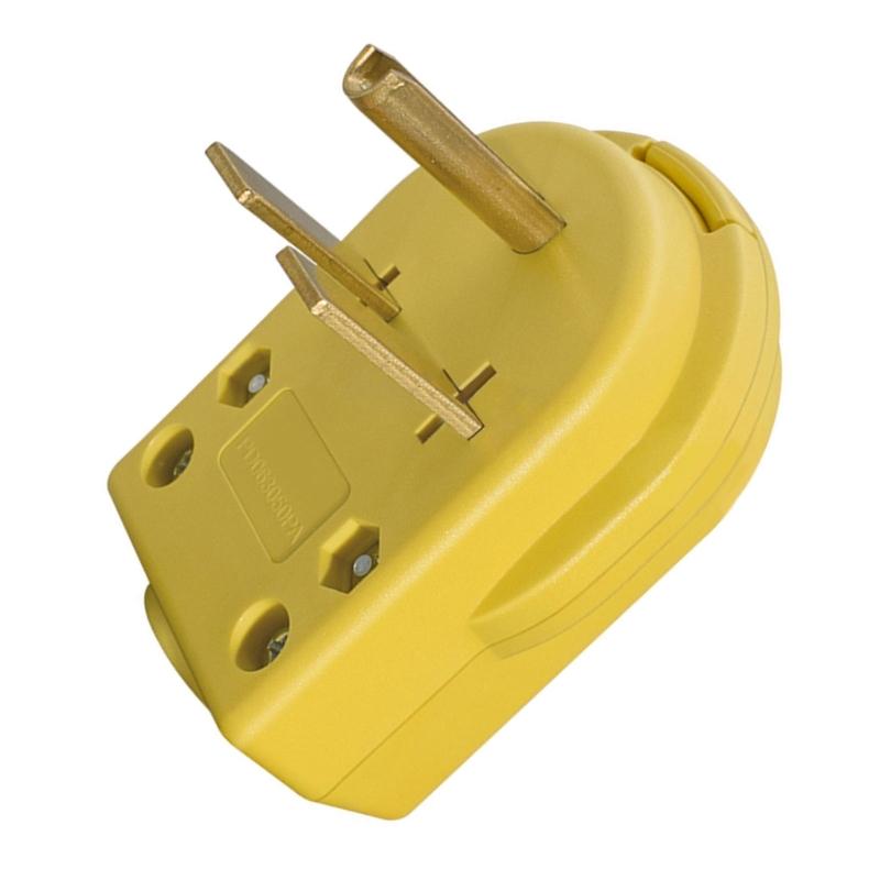 Zástrčka NEMA 6 30P Heavy Duty 30A 250V Napájecí konektor s mosaznými svorkami pro průmyslové svařovací stroje