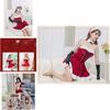 Adorable Feminine Christmas Costume Suit Offering Unique Bunny Girl Design