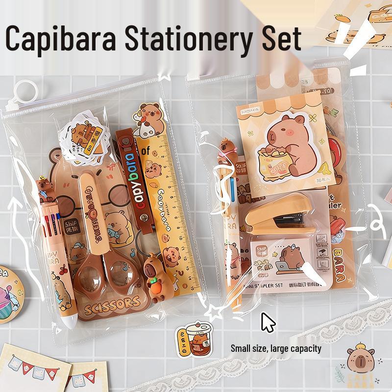 Capybara Stationery Set: Student Reward & Souvenir