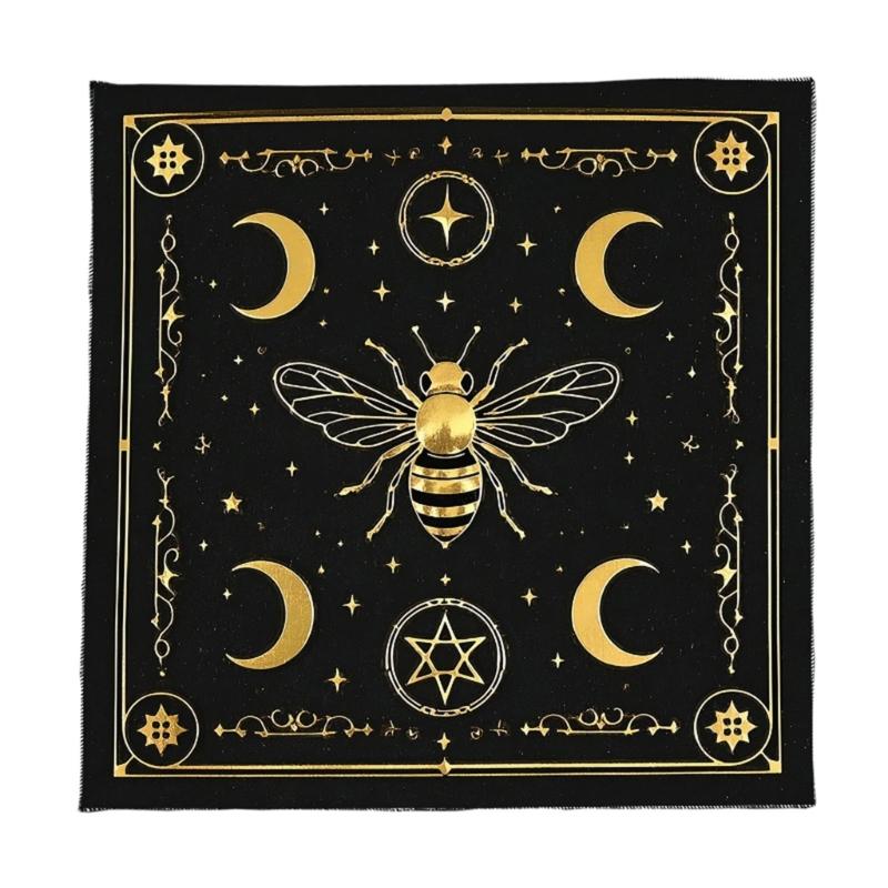 Butterfly Star Pattern Tarots Card Tablecloth Altars Cloth Altars Cloth Divinations Card Table Cloth Tapestry Easy Use