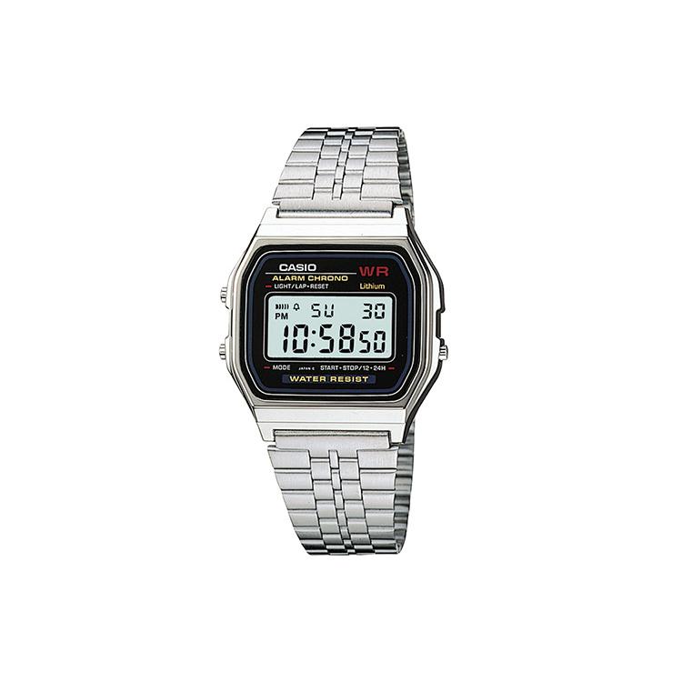 CASIO Men YOUTH Watch A159W-N1DF Silver Strap