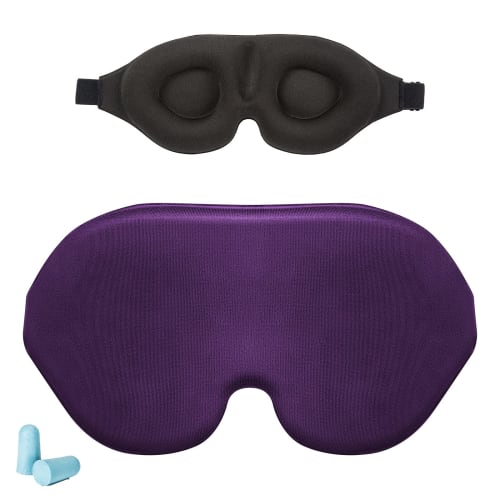 

Sleeping Eye Mask, Perfect for Sleeping, Comfortable Sleep, Blindfold, Travel, No Pressure, Silky Texture, 3D, Memory Foam, Napping, Lightweight, Comp