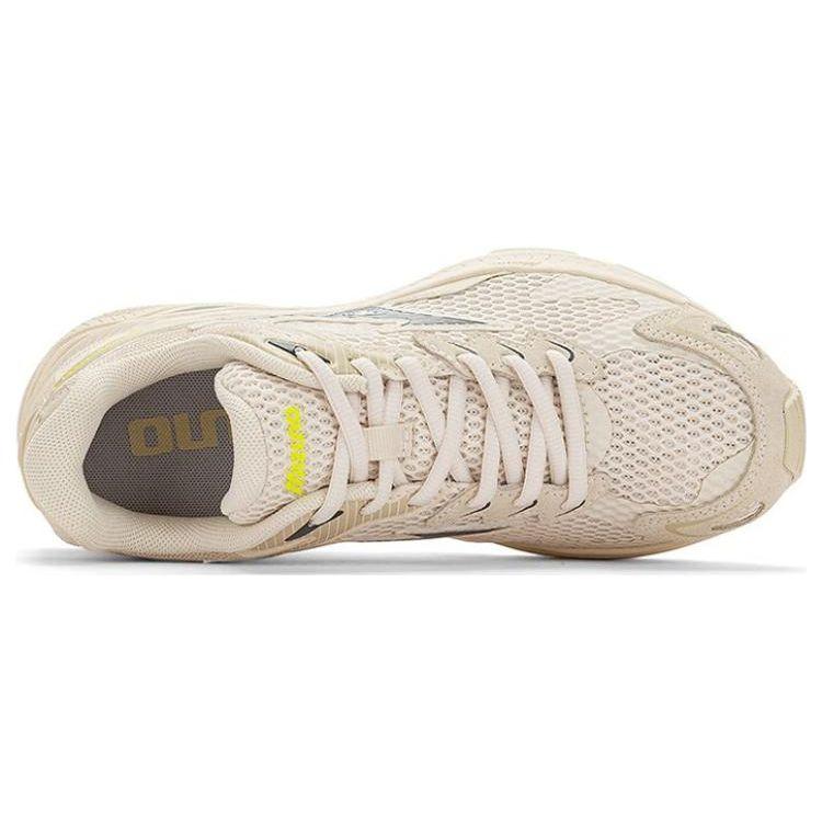Mizuno Racer S Casual Versatile Running Shoes Non-Slip Wear-Resistant Low-Top Unisex sneaker Off-White D1GH223511