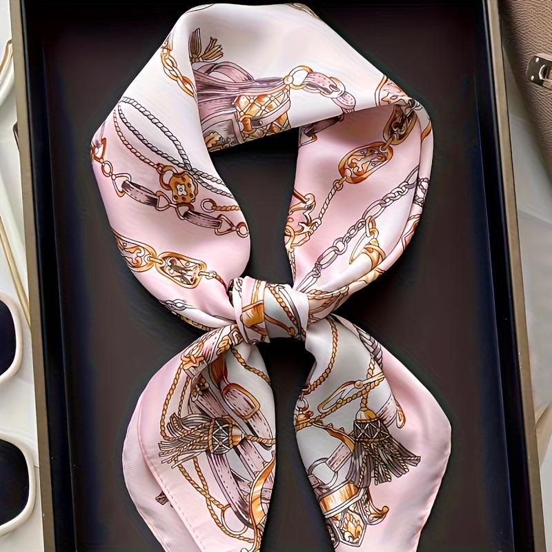 Women's Fashion Square Scarves Neck Protection Scarves Spring and Autumn Vintage Scarves