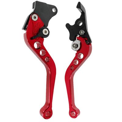 Motorrad-Kupplungshebel, 2 Stück Zylinderkupplungshebel aus Aluminiumlegierung, verstellbar, rostfrei, Motorrad-Bremshebel, klares Schalten