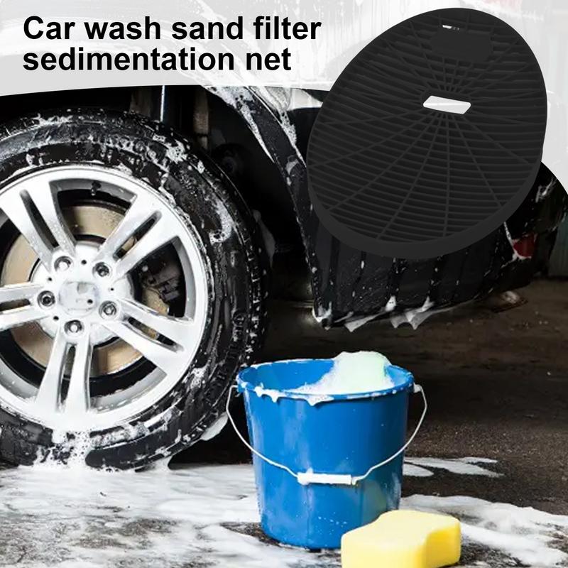Car Wash Bucket Dirt Trap Wash Buckets For Car Detailing Cleaner Net Insert Washer Catcher Separator For Automotive Washing Auto