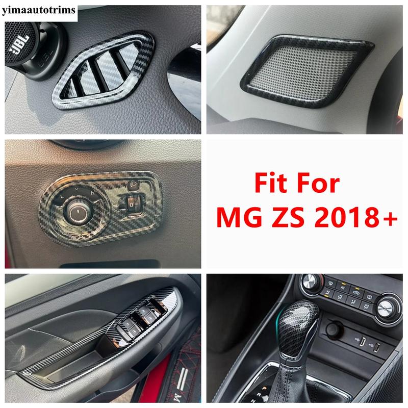Head Light Lamp / Window Lift / Pillar A Frame / Gear Head Knob / Air Vent Cover Trim Accessories Interior For MG ZS 2018 -