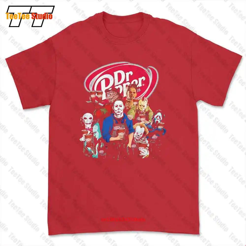 Halloween Horror Characters Dr Pepper Logo Tshirt Tee PTNH S