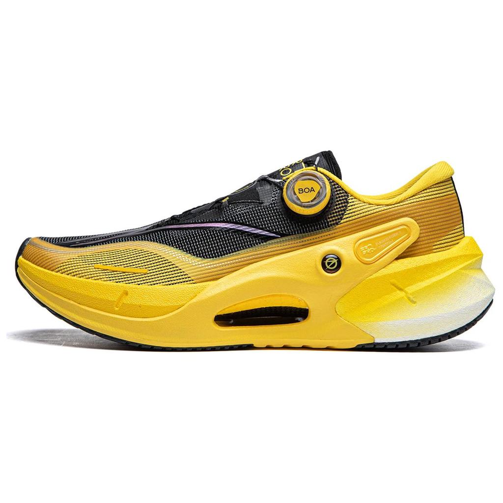 New LINING Furious Rider 7.0 PRO V2 Running Shoes Men's Low Top Black/Lemon ARZU001-15