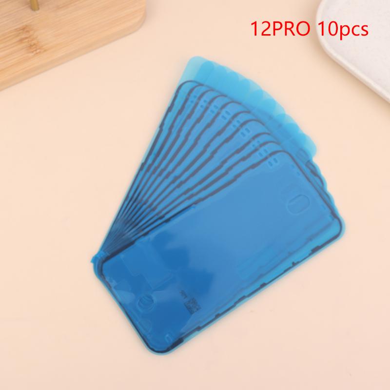 10Pcs Waterproof Adhesive Battery Sticker Invisible Frame Seal Strip Blue PET Adhesive for Phone Edge Dust Protection Gasket