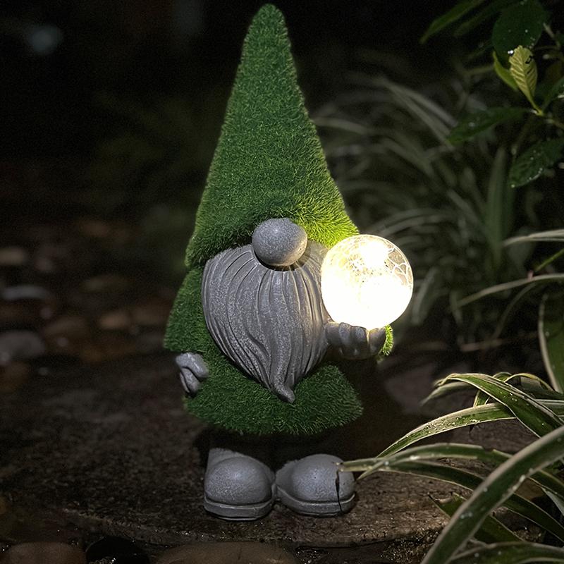 Solcellsträdgårdstomte Vattningskanna Staty Ljus Nyckfull Trädgårdsstaty Dekor För Utomhus Gård Trädgård Gräsmatta Landskapsdekor