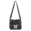 Vintage Denim Bag Women's Crossbody Bag Large Capacity Multi-Pocket Lightweight Shoulder Bag