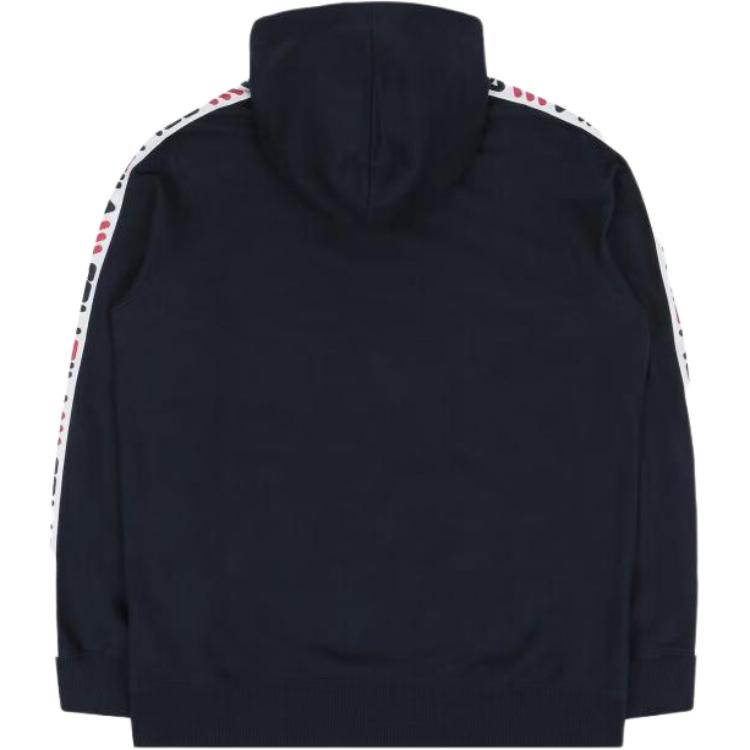 

FILA Letter Hooded Sweatshirt Unisex Sweatshirt Navy-Blue FS2POC3120X-INA L
