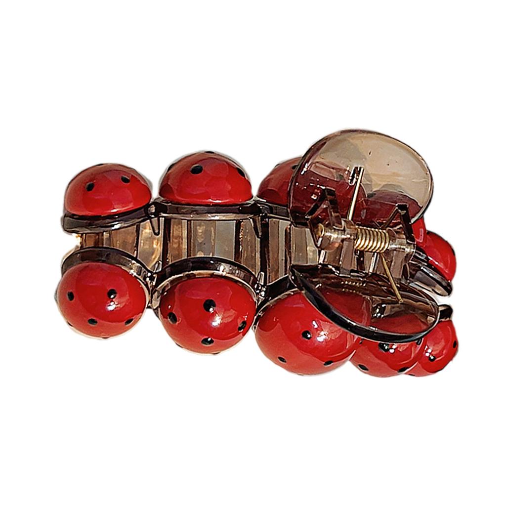 Hair Claw Clip Princess Theme Hair Jaw Clamps Cute Ladybird Hair Catch Barrettes Strong Hold Hairpin for Girls