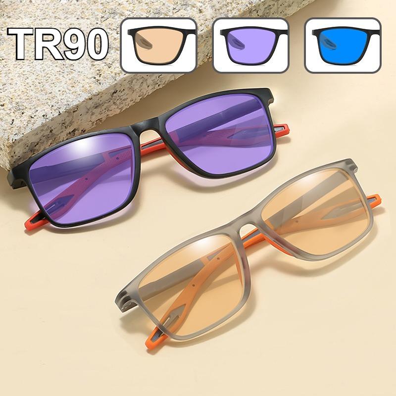 Flexible TR90 Blue Light Blocking Glasses Women Men Vintage Spring Hinge Optical Spectacle Eyeglasses Retro Computer Goggles