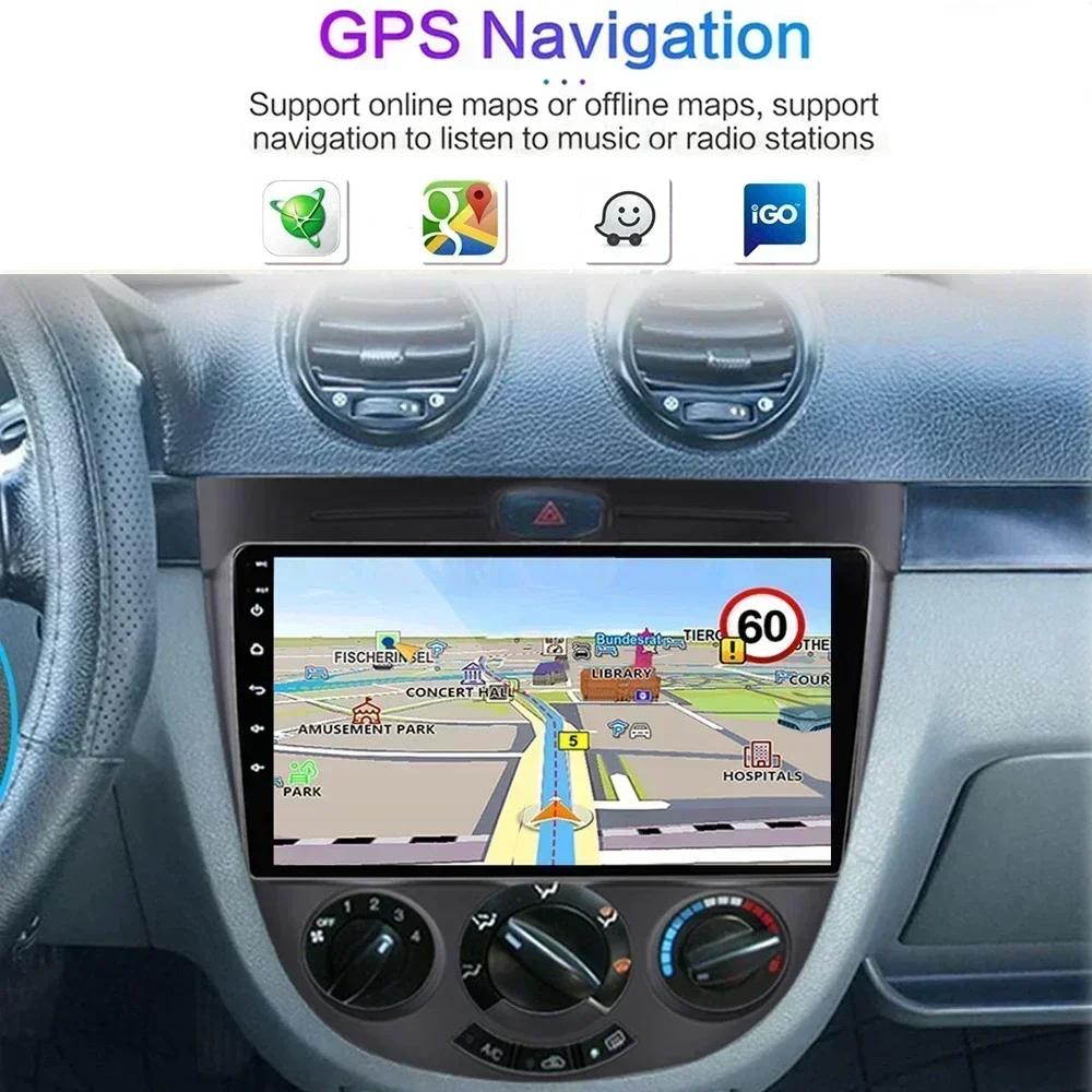 Android Bilradio Spiller Bilnavigasjon Multimedia Stereo for Chevrolet Lacetti J200 Buick Excelle Hrv Carplay System 2din