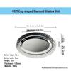 Stainless Steel Thickened Egg and Fish Tray for Canteen and BBQ