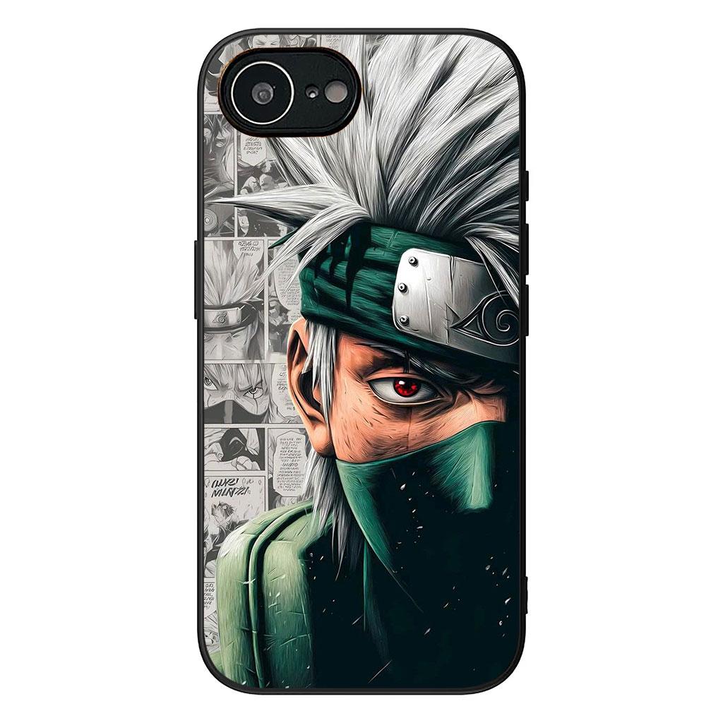 Anime Kakashi Hatake Narutos Phone Cover Case for Apple iPhone 16 15 14 Plus 13 12 Mini 17 Pro Max + ProMax 16E Air 16+ Casing