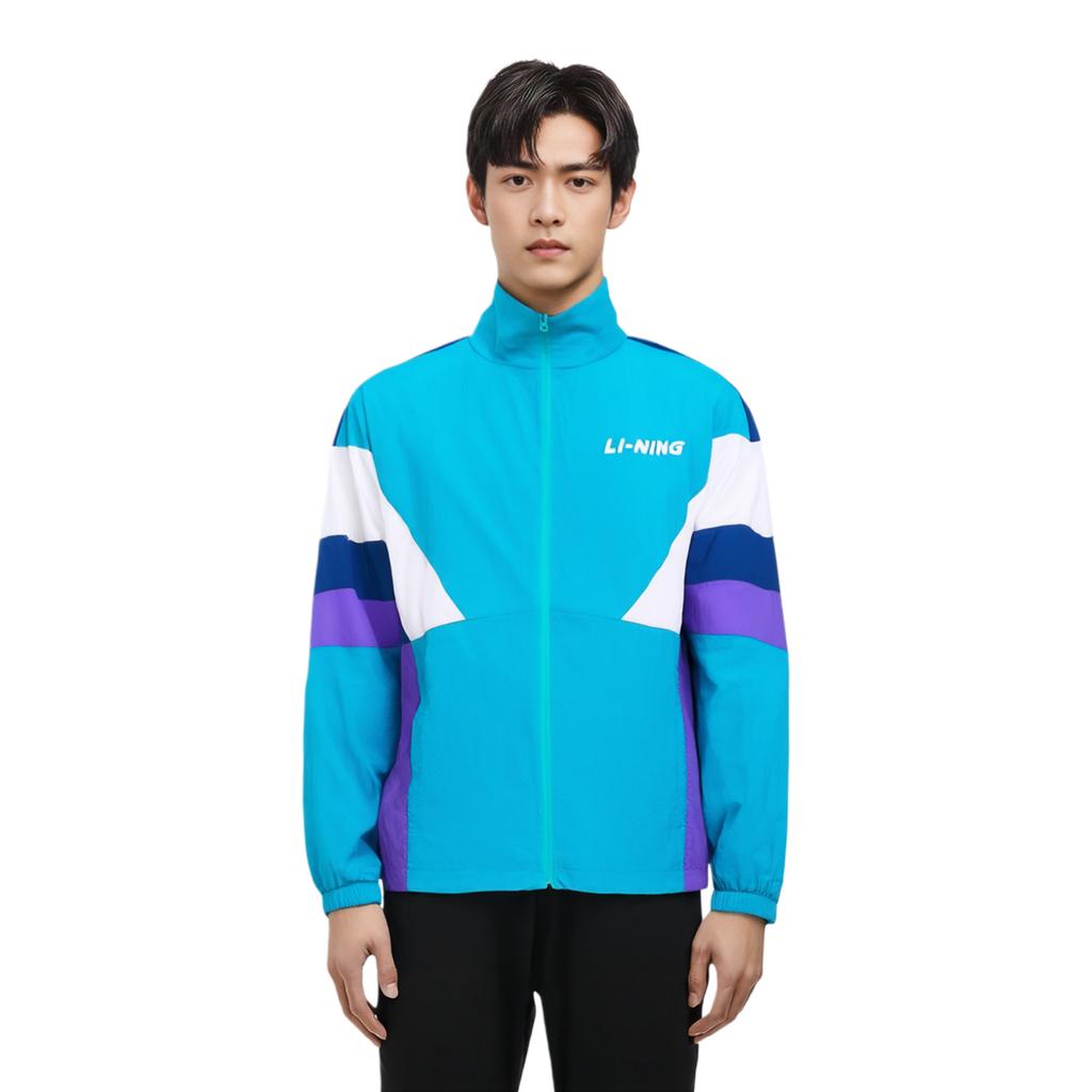 Li Ning Sports Life Collection Jacket Unisex Light Aqua Blue AJDT503-1