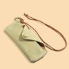 PU Leather Glasses Bag Anti-lost Eyeglasses Holder Creative Sunglasses Case  Students