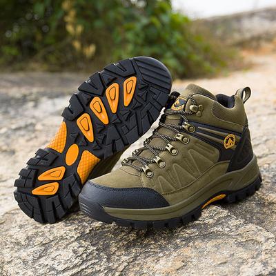2025 Autumn and Winter European and American Outdoor Hiking Shoes Sports Waterproof High-top Hiking Shoes Extra Large Size 47 Men's Shoes