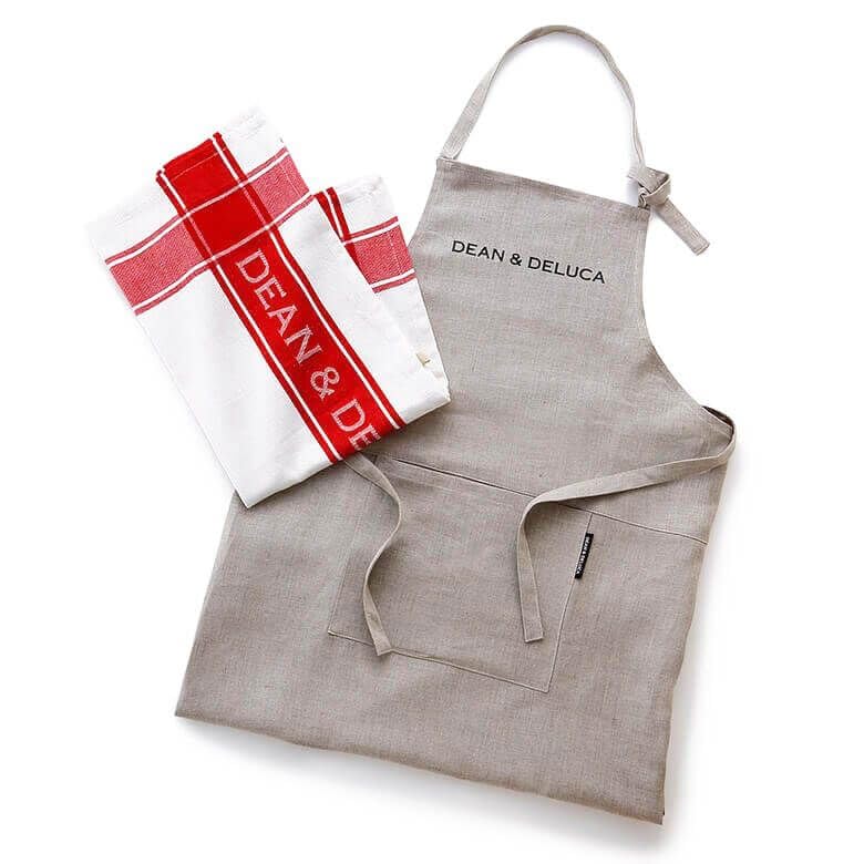 Linen Apron and Tea Towel Gift [Dean & Deluca]