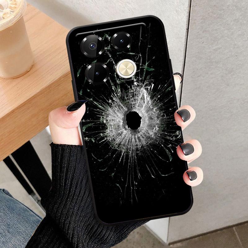 

For Infinix Note 40 Pro Case Soft Silicone Cool Wolf Shockproof Cover for Infinix Note 40 Note40 Pro Plus 4G 5G TPU Coque Fundas Note 40 Pro 4G