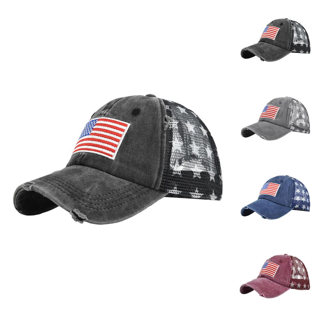 Gedenkhut für Damen und Herren, verstellbarer Sonnenhut im Used-Look, Lustiger Hut