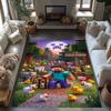 Minecraft Customize Your Name Floor Mat Design For Hallway Playrooms Dormitory Dining Room Antislip Rug Decorate Offices