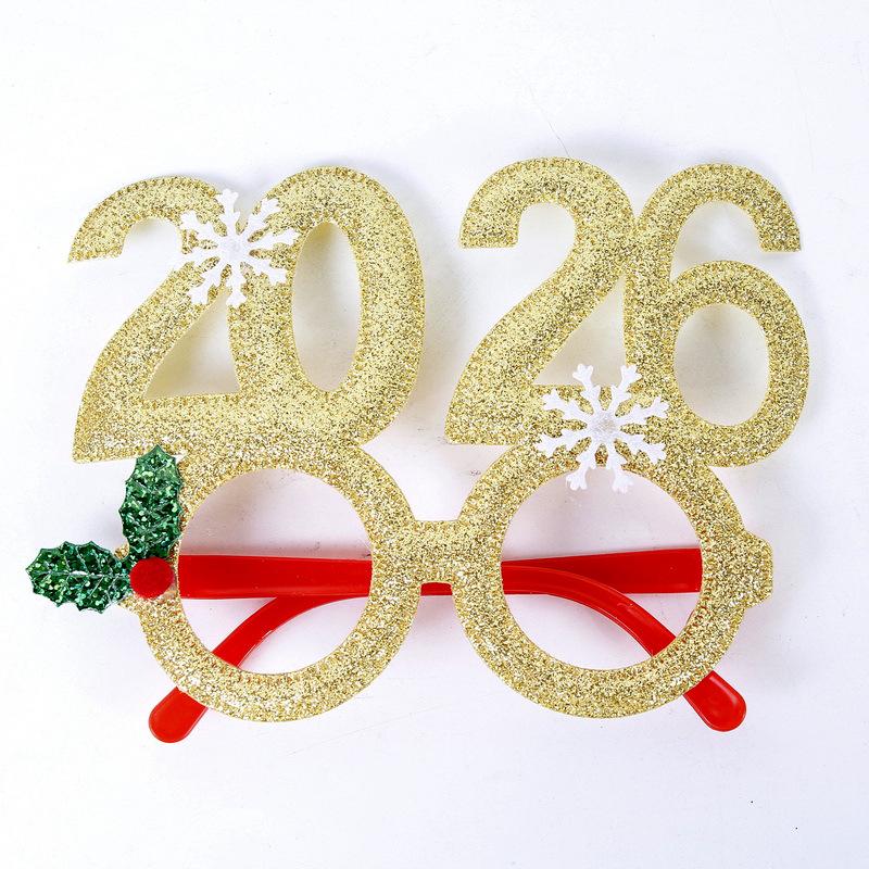 Festive Christmas Eyeglass Frames for Adults & Kids - Creative Holiday Party Accessories & Gifts