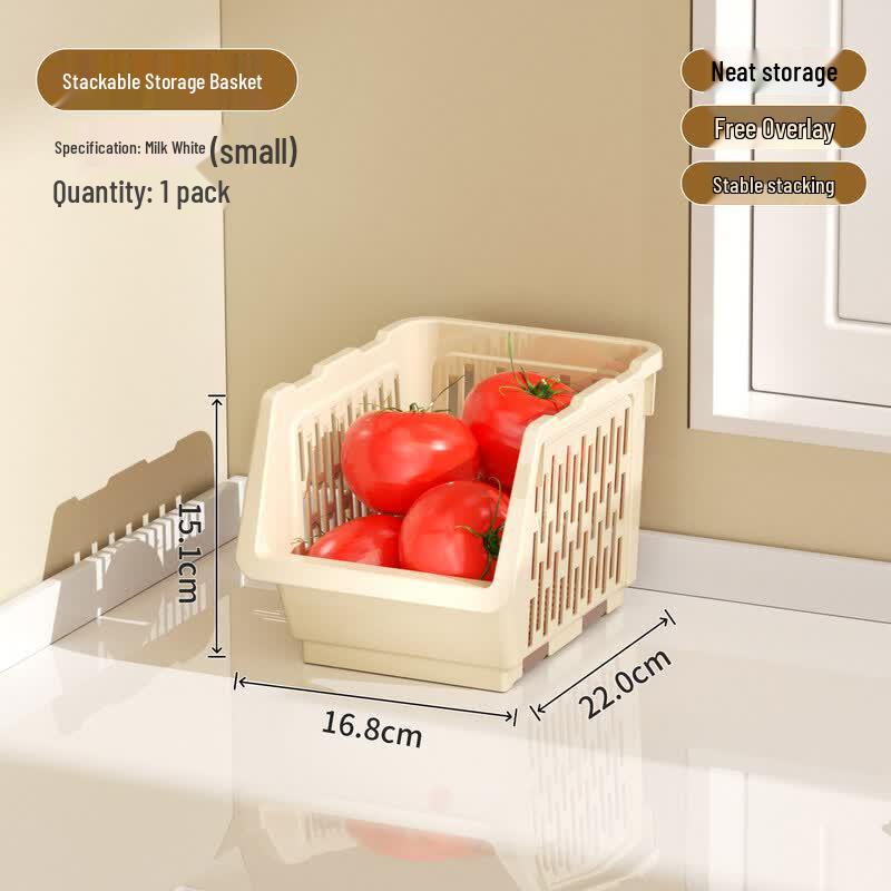 Stackable Kitchen Produce Storage Basket