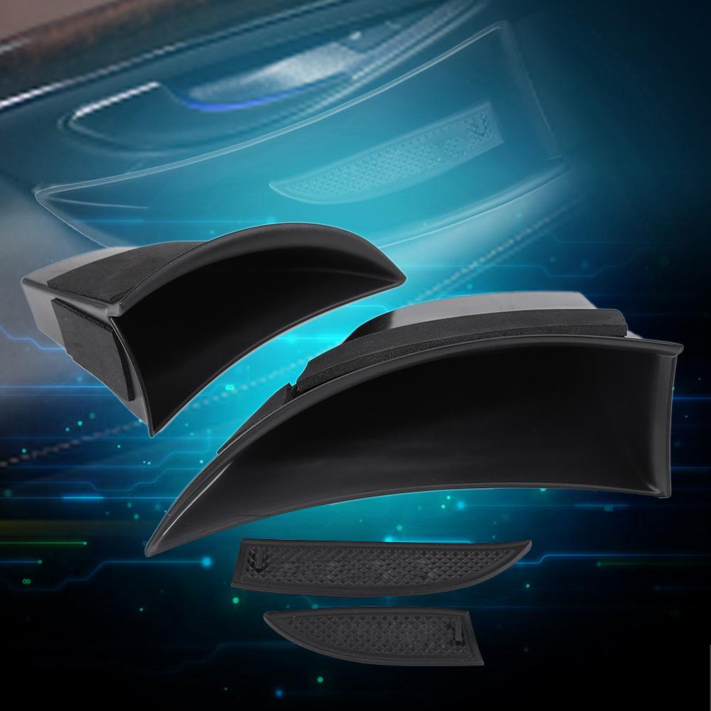 2Pcs Car Front Door Storage Box Organizer Holder for Mercedes Benz S class W222 20142018 Black