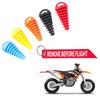 Muffler Exhaust Wash Plug 0.6"-1.5" Wash Plug with Keychain for Motorcycles Dirt Bike 2 Stroke Exhaust Silencers
