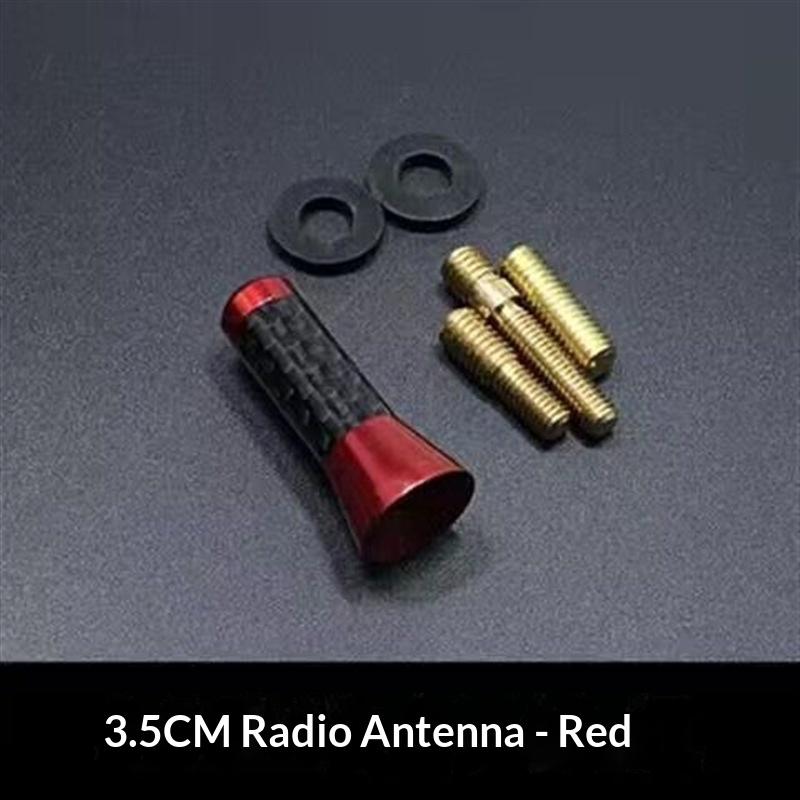 1 Set Universal Long Short Auto Roof Carbon Fiber Radio Aerial Accessories Enhanced Signal Tools Car Roof Antenna