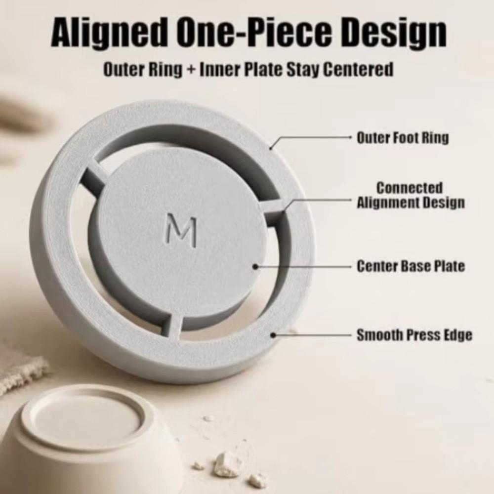 Lightweight Pottery Foot Ring Template PLA Pottery Foot Molder  Pottery Making