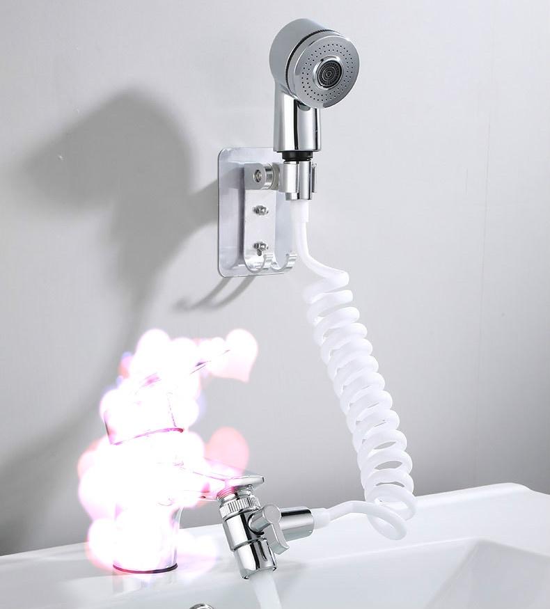 New High Quality Bathroom Shower Head Faucet Extension with Shower Arm and Hose Kit