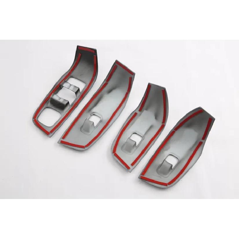 For MG HS 2018      ABS Carbon Fiber Door Window Lift Control Button Switch Panel Cover Trim Car Accessories