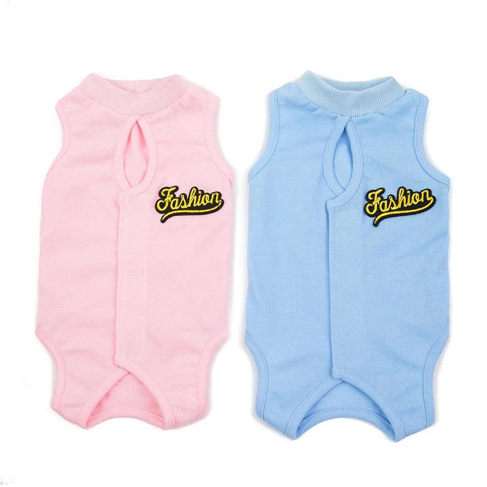 Cat Surgical Recovery Suit Abdominal Wounds Skin Diseases E-Collar Alternative for Cats Professional Pets Clothing After Surgery